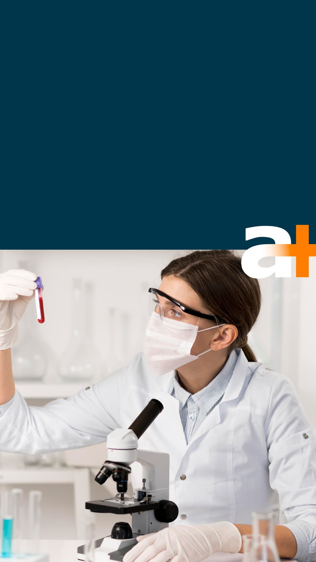 Assistência <br /><b style='color:#F07D00'>Laboratorial</b>